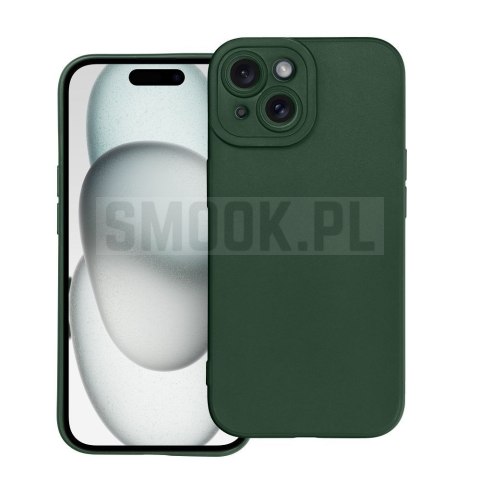Etui na iPhone 12 Matt 2.0 ciemnozielone