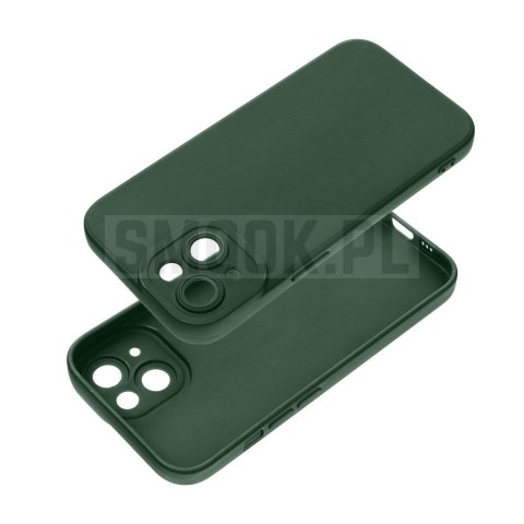 Etui na iPhone 12 Matt 2.0 ciemnozielone