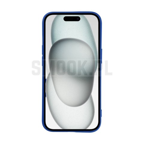 Etui na iPhone 15 Matt 2.0 niebieskie