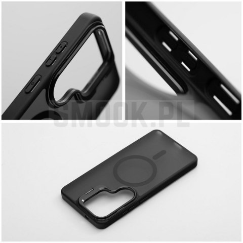 Etui na Samsung A57 Forcell F-Protect Shadow Stand Premium zgodne z MagSafe czarne 0INT