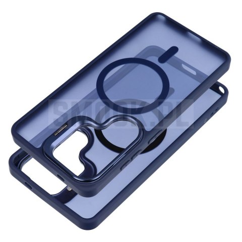 Etui na Samsung A57 Forcell F-Protect Shadow Stand Premium zgodne z MagSafe granatowe 0INT