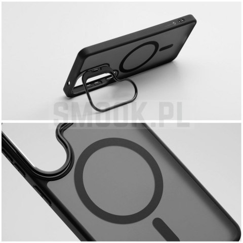 Etui na Samsung S26 PLUS Forcell F-Protect Shadow Stand Premium zgodne z MagSafe czarne 0INT