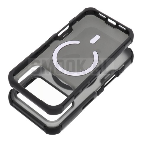 Etui na iPhone 16 Forcell F-Protect BumperX Premium zgodne z MagSafe czarne 0INT