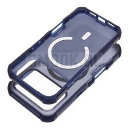 Etui na iPhone 16 Forcell F-Protect BumperX Premium zgodne z MagSafe granatowe 0INT