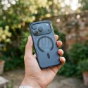 Etui na iPhone 16 Forcell F-Protect BumperX Premium zgodne z MagSafe granatowe 0INT