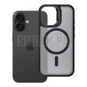 Etui na iPhone 16 Forcell F-Protect Shadow Stand Premium zgodne z MagSafe czarne 0INT