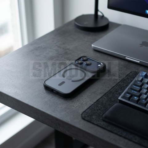 Etui na iPhone 17 Pro / 18 Pro Forcell F-Protect Shadow Stand Premium zgodne z MagSafe czarne 0INT