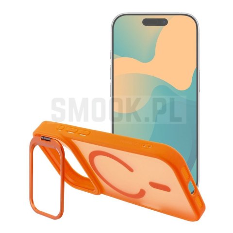 Etui na iPhone 17 Pro / 18 Pro Forcell F-Protect Shadow Stand Premium zgodne z MagSafe orange 0INT
