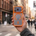 Etui na iPhone 17 Pro / 18 Pro Forcell F-Protect Shadow Stand Premium zgodne z MagSafe orange 0INT