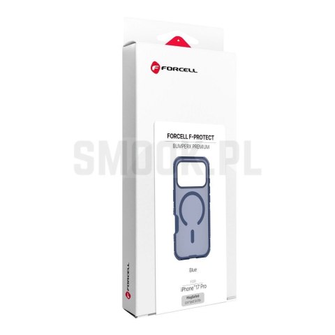 Etui na iPhone 17 Pro / 18 Pro (low camera edge) Forcell F-Protect BumperX Premium zgodny z MagSafe granatowy 0INT