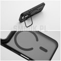Etui na iPhone 17 Pro Max / 18 Pro Max Forcell F-Protect Shadow Stand Premium zgodne z MagSafe czarne 0INT