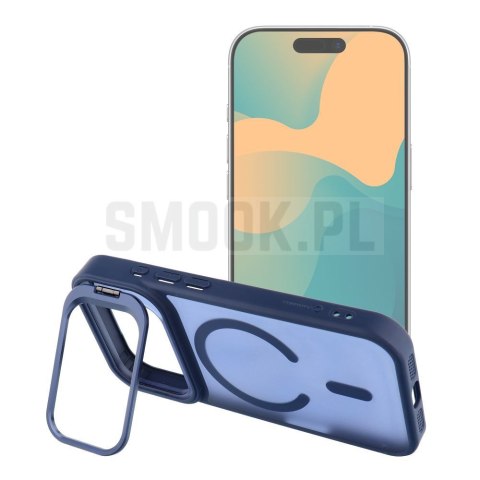 Etui na iPhone 17 Pro Max / 18 Pro Max Forcell F-Protect Shadow Stand Premium zgodne z MagSafe granatowe 0INT