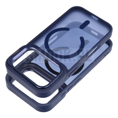 Etui na iPhone 17 Pro Max / 18 Pro Max Forcell F-Protect Shadow Stand Premium zgodne z MagSafe granatowe 0INT