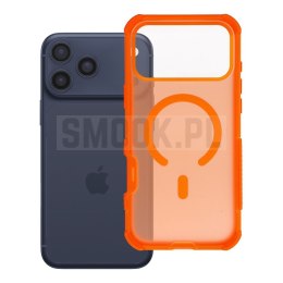 Etui na iPhone 17 Pro Max / 18 Pro Max (low camera edge) Forcell F-Protect BumperX Premium zgodny z MagSafe pomarańczowy 0INT