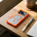 Etui na iPhone 17 Pro Max / 18 Pro Max (low camera edge) Forcell F-Protect BumperX Premium zgodny z MagSafe pomarańczowy 0INT