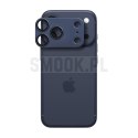 Szkło hartowane na aparat AR+AF Full Metal do IPHONE 17 PRO MAX niebieskie