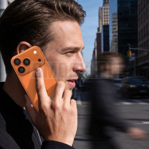 Szkło hartowane na aparat AR+AF Full Metal do IPHONE 17 PRO MAX pomarańczowe