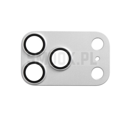 Szkło hartowane na aparat AR+AF Full Metal do IPHONE 17 PRO srebrne