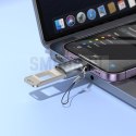 Adapter OTG Lightning do USB A Hoco UA46 Victory szary