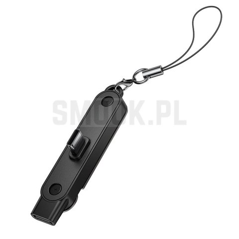 Adapter z podstawką USB C do USB C max 240W Hoco UA47A czarny