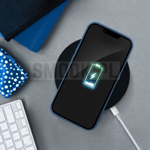 Etui na Honor 600 Silicone niebieskie