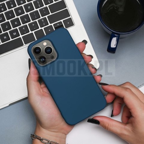 Etui na Honor 600 Silicone niebieskie