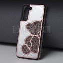 Etui na Samsung A07 / A08 Teddy Bear różowe