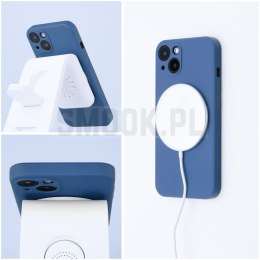 Etui na Samsung A08 Silicone Mag Cover zgodne z MagSafe (camera protection) niebieskie