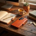 Etui z klapką na Motorola G17 Mezzo Book koty brązowe
