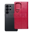 Etui z klapką na Motorola G17 Mezzo Book koty czerwone
