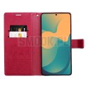 Etui z klapką na Motorola G17 Mezzo Book koty czerwone