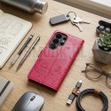 Etui z klapką na Motorola G17 Mezzo Book koty czerwone