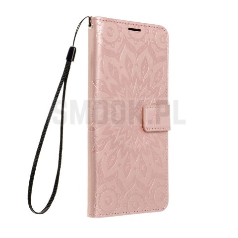 Etui z klapką na Motorola G17 Mezzo Book mandala złoto-różowe