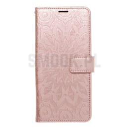 Etui z klapką na Motorola G17 Mezzo Book mandala złoto-różowe