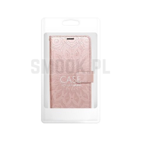 Etui z klapką na Motorola G17 Mezzo Book mandala złoto-różowe