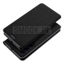Etui z klapką na Samsung A27 Luna Book Carbon czarne