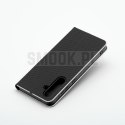 Etui z klapką na Samsung A27 Luna Book Carbon czarne