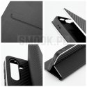 Etui z klapką na Samsung A27 Luna Book Carbon czarne