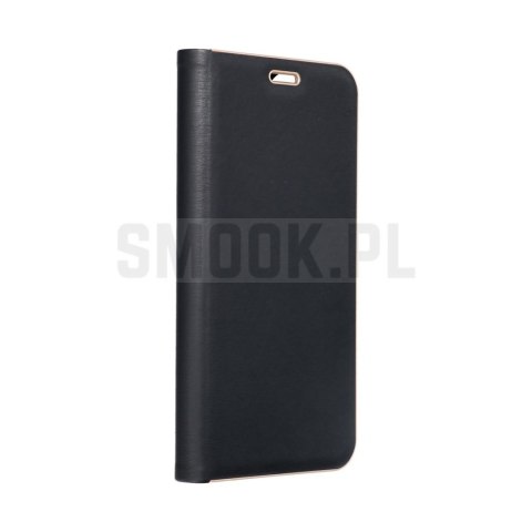 Etui z klapką na Samsung A27 Luna Book Gold czarny