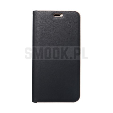 Etui z klapką na Samsung A27 Luna Book Gold czarny