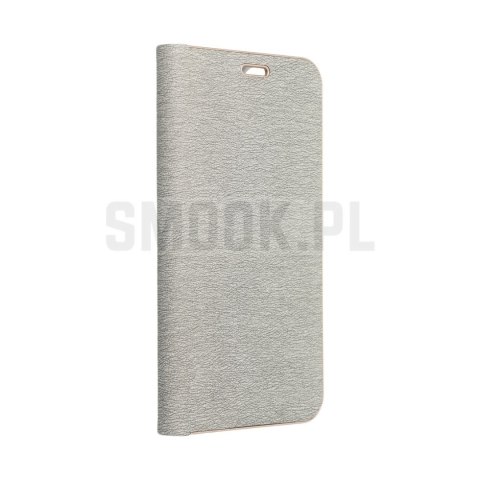Etui z klapką na Samsung A27 Luna Book Gold srebrne