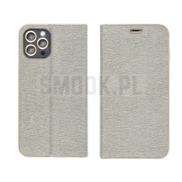 Etui z klapką na Samsung A27 Luna Book Gold srebrne