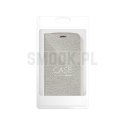 Etui z klapką na Samsung A27 Luna Book Gold srebrne