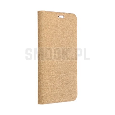 Etui z klapką na Samsung A27 Luna Book Gold złote