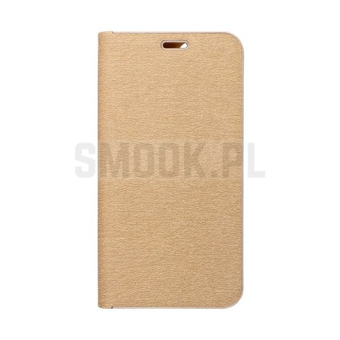Etui z klapką na Samsung A27 Luna Book Gold złote