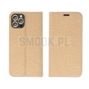 Etui z klapką na Samsung A27 Luna Book Gold złote