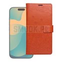 Etui z klapką na Samsung A27 Mezzo Book koty brązowe