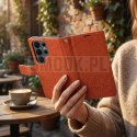 Etui z klapką na Samsung A27 Mezzo Book koty brązowe