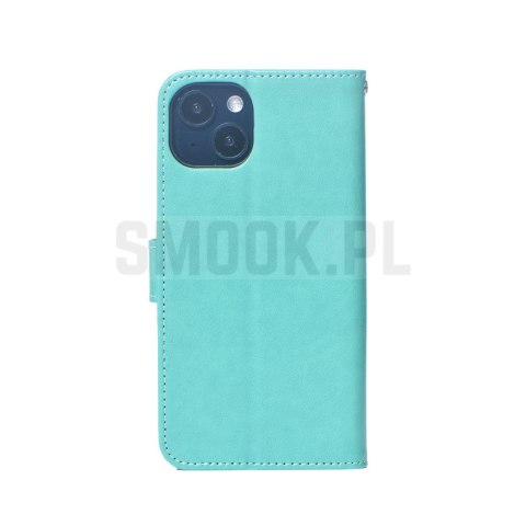 Etui z klapką na Samsung A27 Mezzo Book łapacz snów zielone