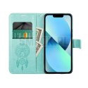 Etui z klapką na Samsung A27 Mezzo Book łapacz snów zielone